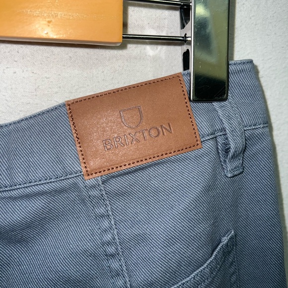 Brixton Providence Wide Leg Pants High Waisted Blue Size 25W - Picture 6 of 6